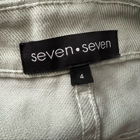 Seven Seven Wide Leg Sage Green Jeans - Picture 5 of 5